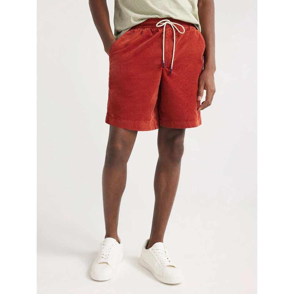 Free Assembly Men's Corduroy Shorts – Burnt Henna, Medium, 7" Inseam - Picture 5 of 5